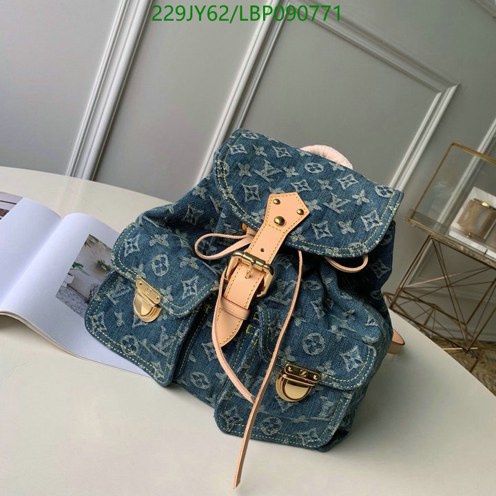 LV Bags-(Mirror)-Backpack-,Code: LBP090771,$:229USD