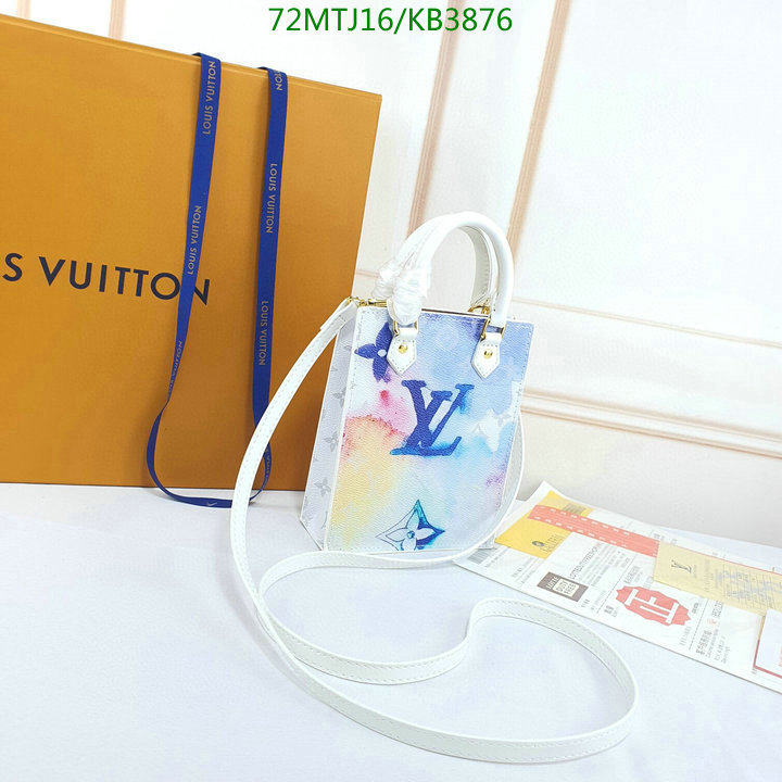 LV Bags-(4A)-Handbag Collection-,Code: KB3876,$: 72USD