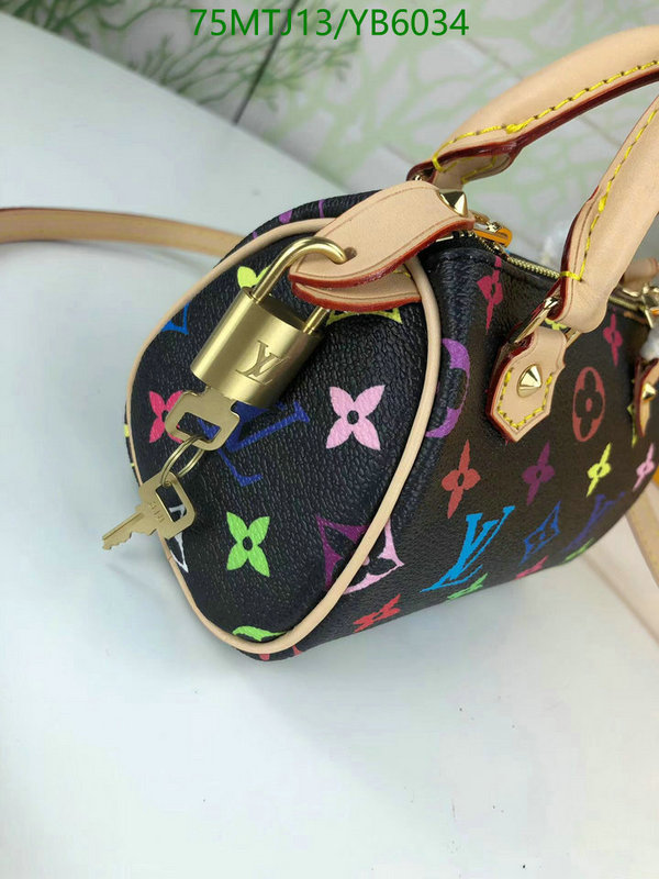 LV Bags-(4A)-Speedy-,Code: YB6034,$: 75USD