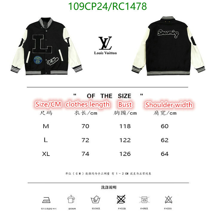 Clothing-LV, Code: RC1478,$: 109USD