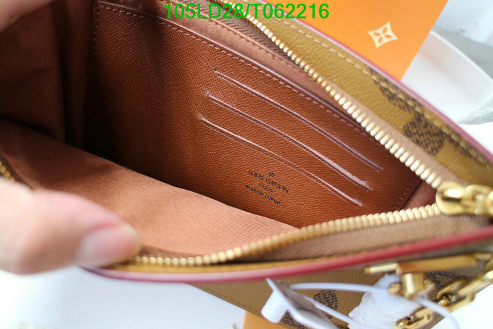 LV Bags-(Mirror)-Wallet-,Code: T062216,$: 105USD