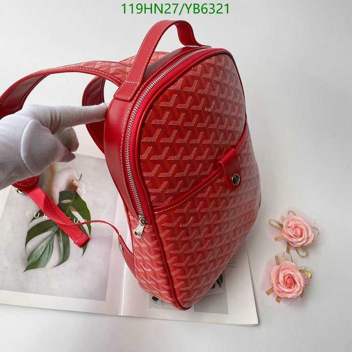 Goyard Bag-(4A)-Backpack-,Code: YB6321,$: 119USD