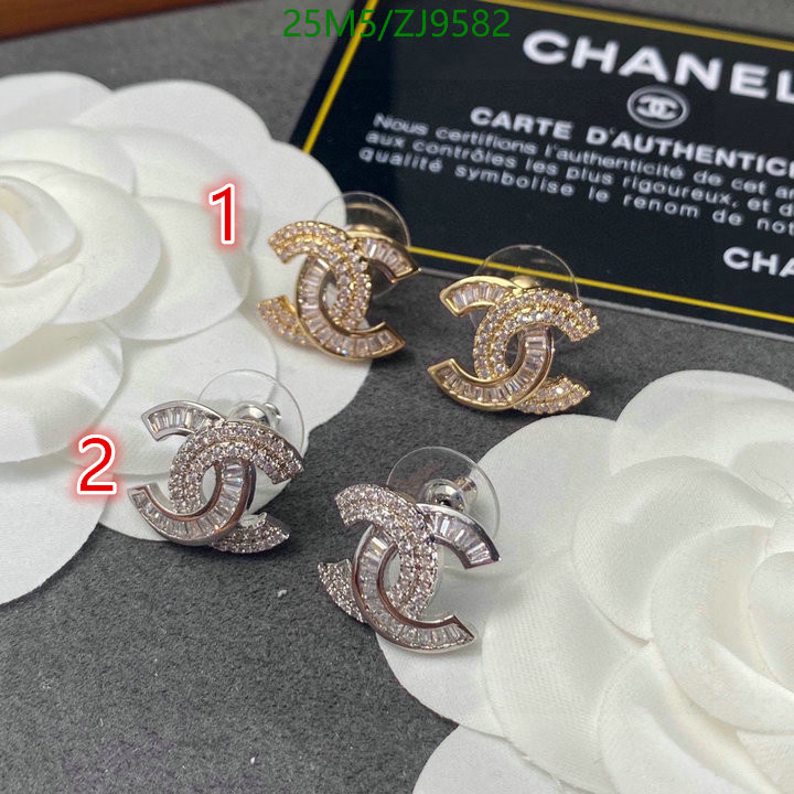 Jewelry-Chanel,Code: ZJ9582,$: 25USD