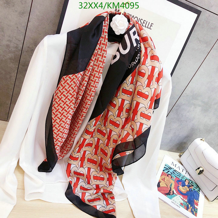 Scarf-Burberry, Code: KM4095,$: 32USD