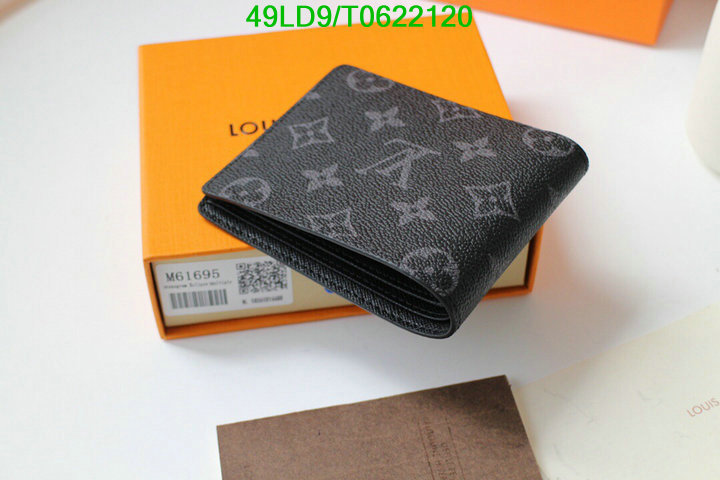 LV Bags-(Mirror)-Wallet-,Code: T0622120,$: 49USD