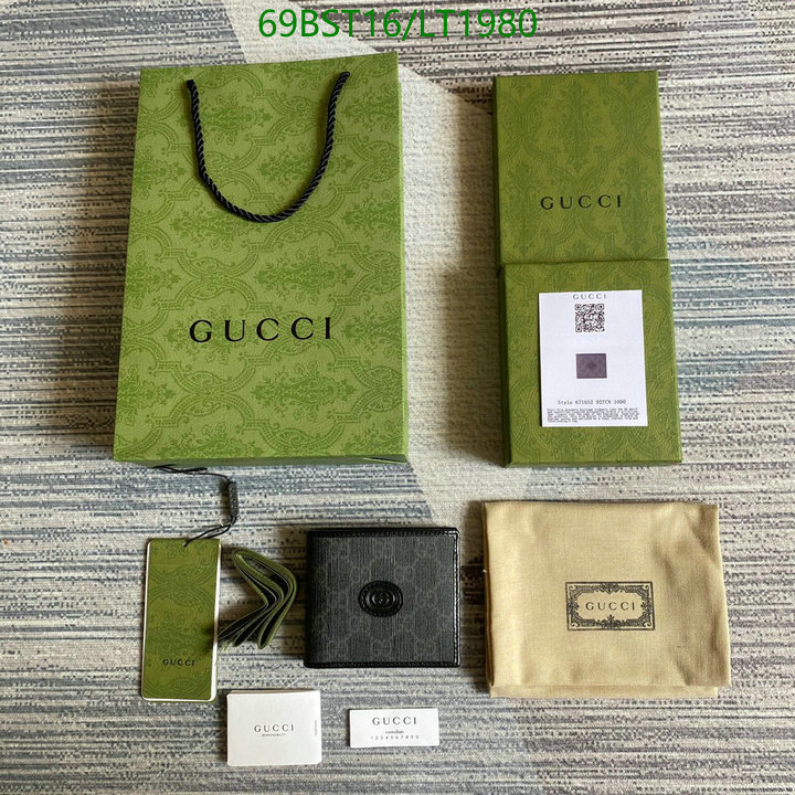 Gucci Bag-(Mirror)-Wallet-,Code: LT1980,$: 69USD