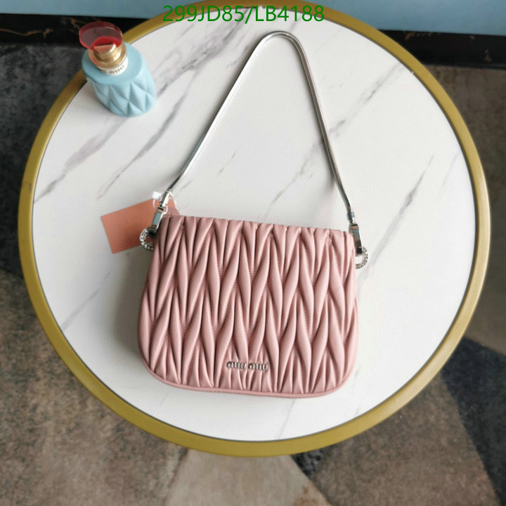 Miu Miu Bag-(Mirror)-Diagonal-,Code: LB4188,$: 299USD