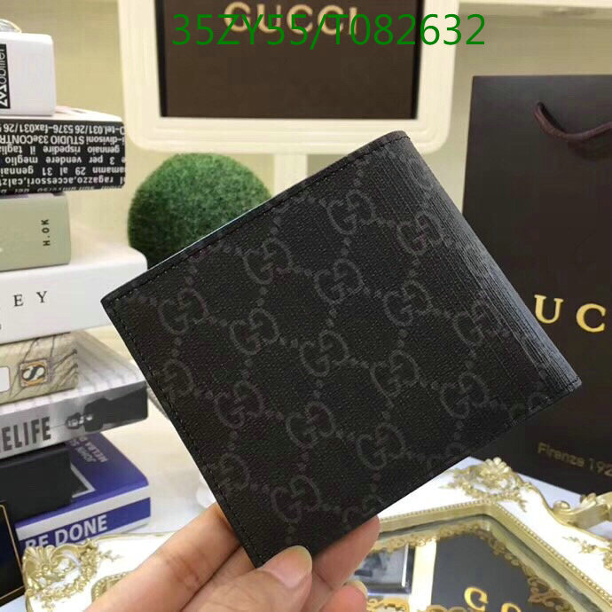 Gucci Bag-(4A)-Wallet-,Code: T082632,$:35USD