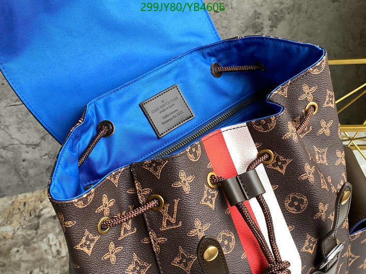 LV Bags-(Mirror)-Backpack-,Code: YB4606,$: 299USD