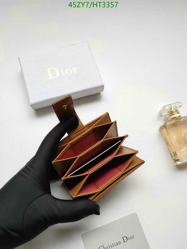 Dior Bags-(4A)-Wallet,Code: HT3357,$: 45USD