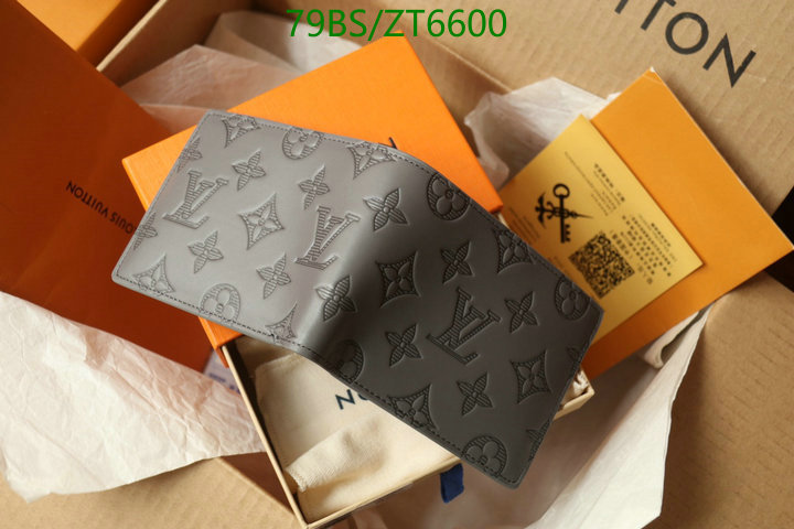 LV Bags-(Mirror)-Wallet-,Code: ZT6600,$: 79USD