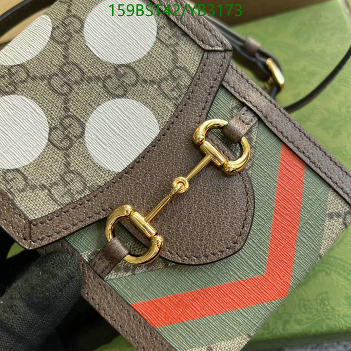 Gucci Bag-(Mirror)-Horsebit-,Code: YB3173,$: 159USD