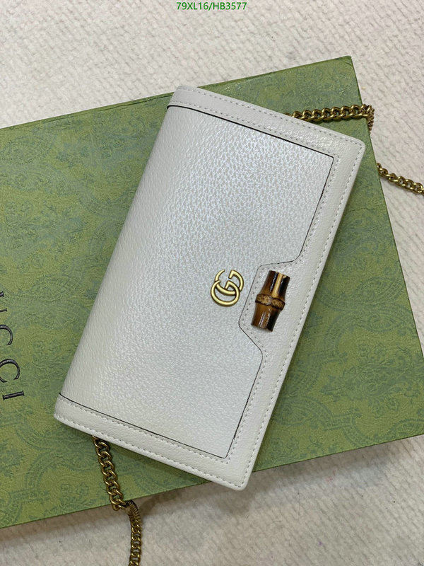 Gucci Bag-(4A)-Diagonal-,Code: HB3577,$: 79USD