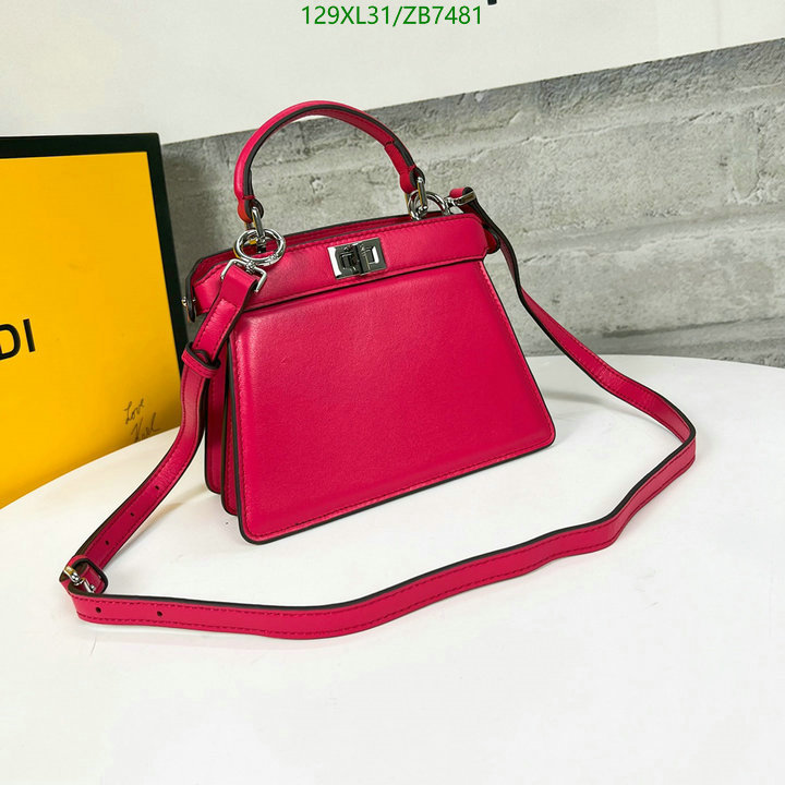 Fendi Bag-(4A)-Peekaboo,Code: ZB7481,$: 129USD