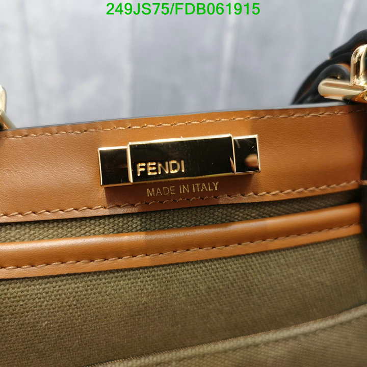 Fendi Bag-(Mirror)-Handbag-,Code: FDB061915,$: 249USD