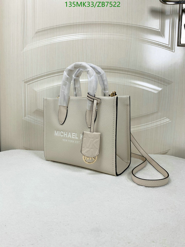 Michael Kors Bag-(Mirror)-Handbag-,Code: ZB7522,$: 135USD