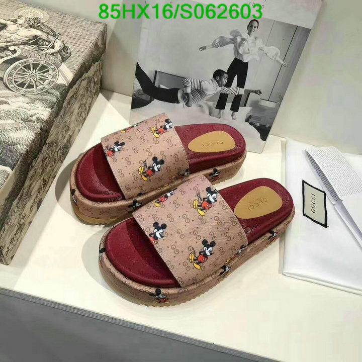 Women Shoes-Gucci, Code: S062603,$: 85USD