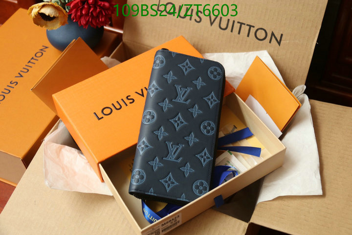 LV Bags-(Mirror)-Wallet-,Code: ZT6603,$: 109USD