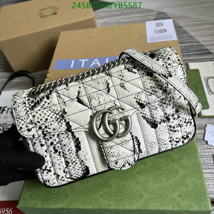 Gucci Bag-(Mirror)-Marmont,Code: YB5587,$: 245USD