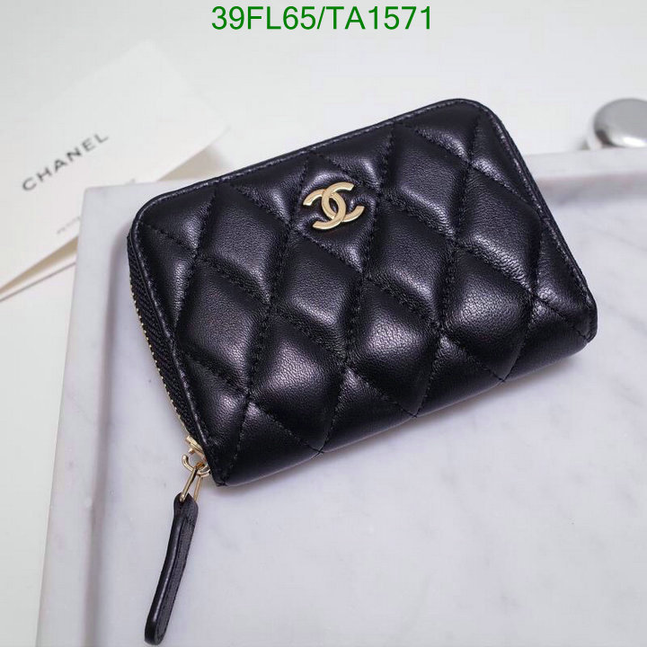 Chanel Bags ( 4A )-Wallet-,Code: TA1571,$: 39USD