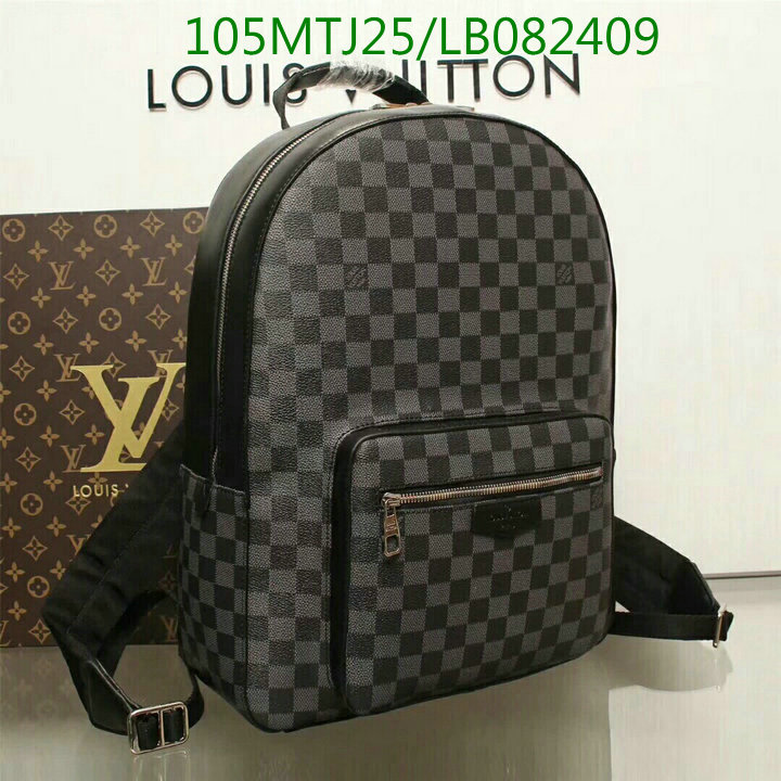 LV Bags-(4A)-Backpack-,Code: LB082409,$:105USD