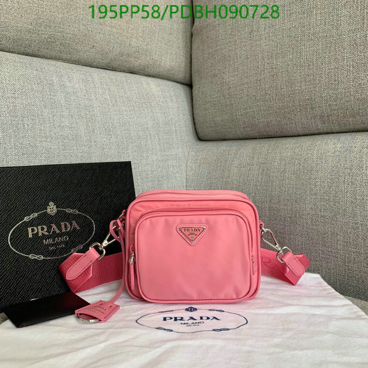 Prada Bag-(Mirror)-Diagonal-,Code:PDBH090728,$:195USD