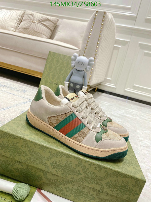 Men shoes-Gucci, Code: ZS8603,$: 145USD