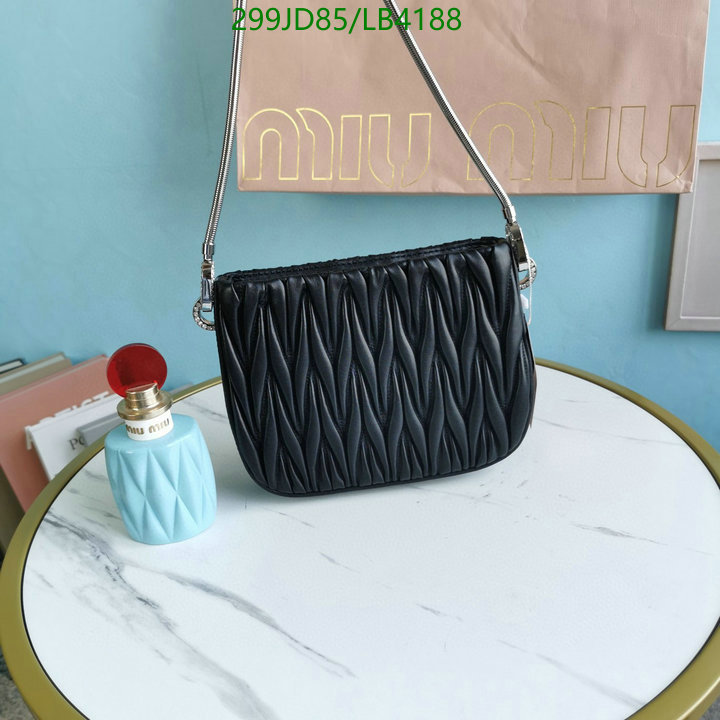 Miu Miu Bag-(Mirror)-Diagonal-,Code: LB4188,$: 299USD