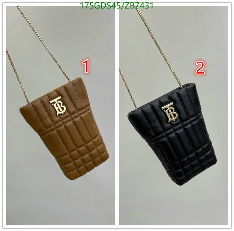 Burberry Bag-(Mirror)-Diagonal-,Code: ZB7431,$: 175USD