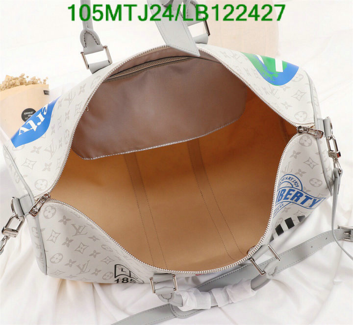 LV Bags-(4A)-Keepall BandouliRe 45-50-,Code: LB122427,$: 105USD