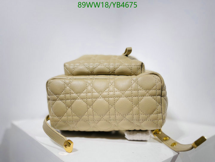 Dior Bags-(4A)-Backpack,Code: YB4675,$: 89USD