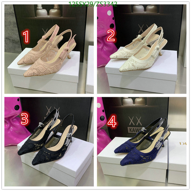 Women Shoes-Dior,Code: ZS3342,$: 125USD