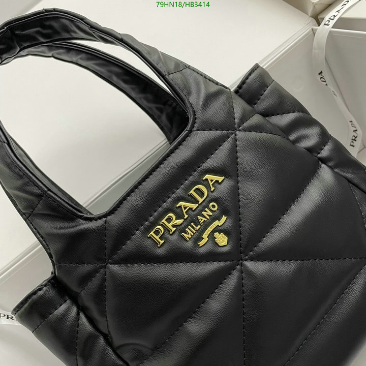 Prada Bag-(4A)-Handbag-,Code: HB3414,$: 79USD