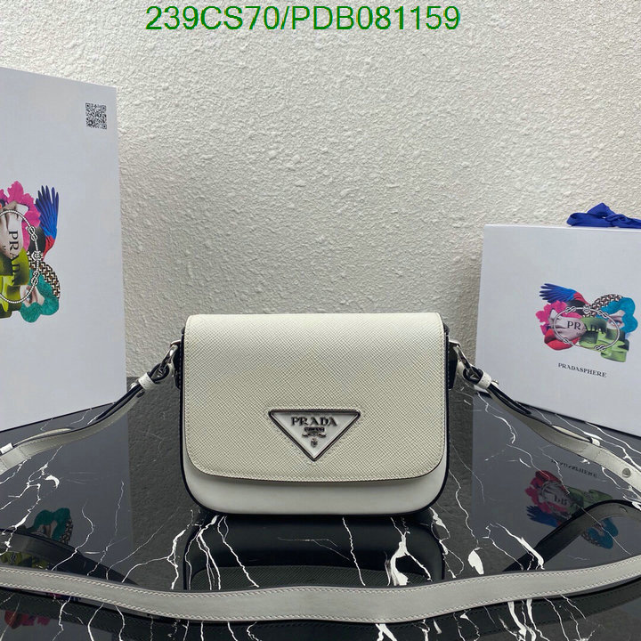 Prada Bag-(Mirror)-Diagonal-,Code:PDB081159,$:239USD