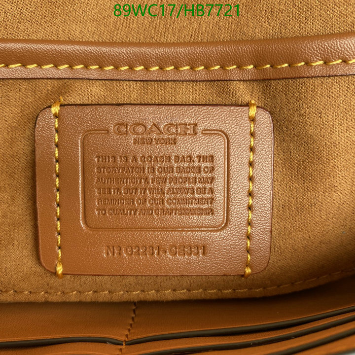 Coach Bag-(4A)-Diagonal-,Code: HB7721,$: 89USD
