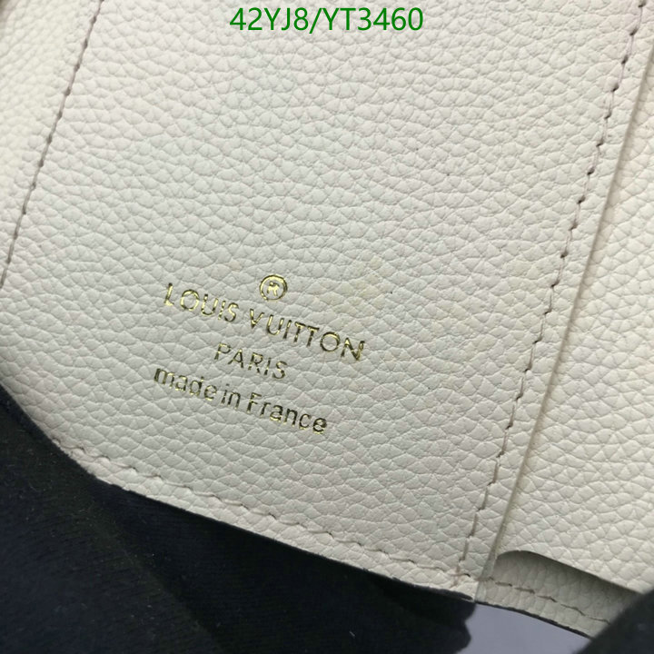 LV Bags-(4A)-Wallet-,Code: YT3460,$: 42USD