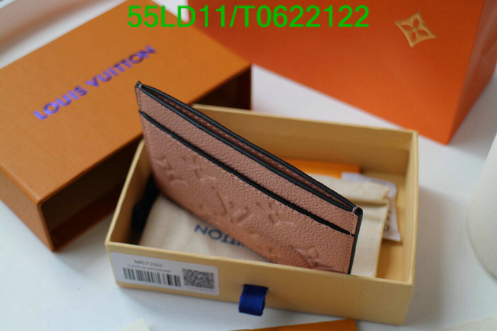LV Bags-(Mirror)-Wallet-,Code: T0622122,$: 55USD