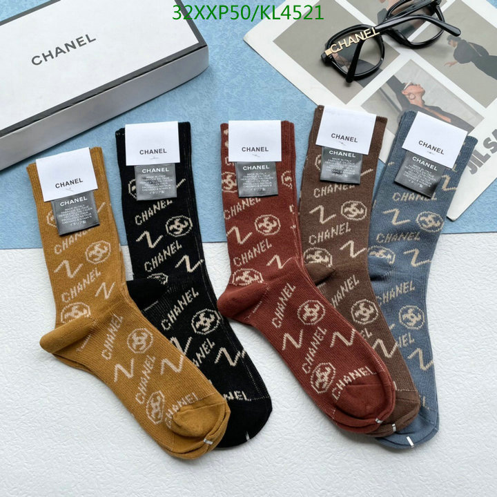 Sock-Chanel,Code: KL4521,$: 32USD