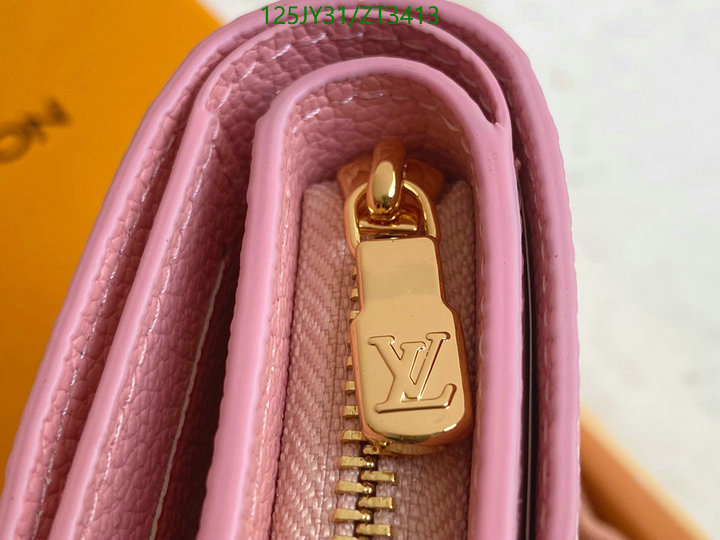 LV Bags-(Mirror)-Wallet-,Code: ZT3413,$: 125USD