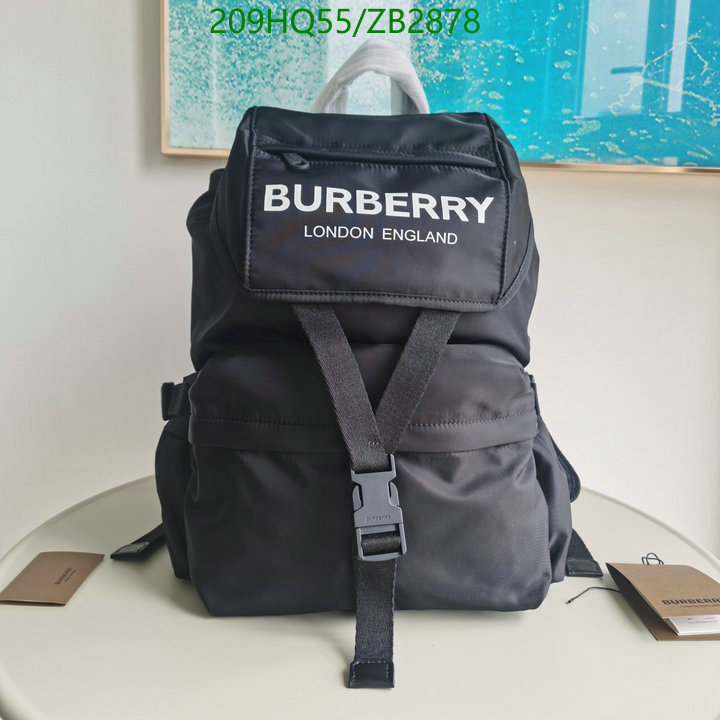 Burberry Bag-(Mirror)-Backpack-,Code: ZB2878,$: 209USD