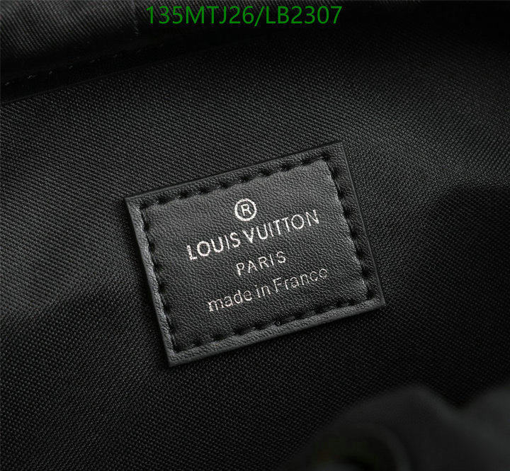 LV Bags-(4A)-Backpack-,Code: LB2307,$: 135USD