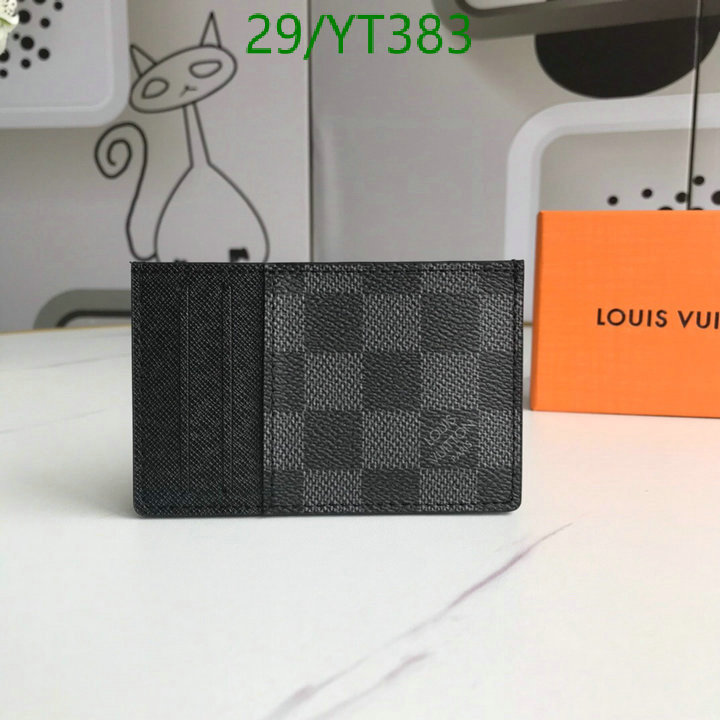 LV Bags-(4A)-Wallet-,Code: YT383,$: 29USD