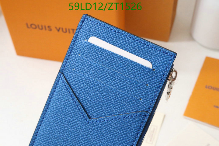 LV Bags-(Mirror)-Wallet-,Code: ZT1526,$: 59USD