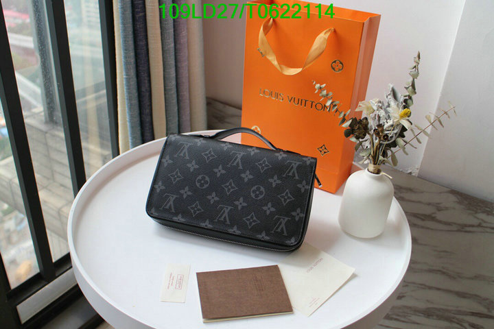 LV Bags-(Mirror)-Wallet-,Code: T0622114,$: 109USD