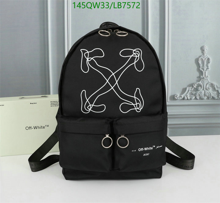 Off-White Bag-(Mirror)-Backpack-,Code: LB7572,$: 145USD