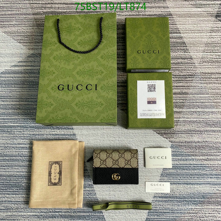 Gucci Bag-(Mirror)-Wallet-,Code: LTB874,$: 75USD