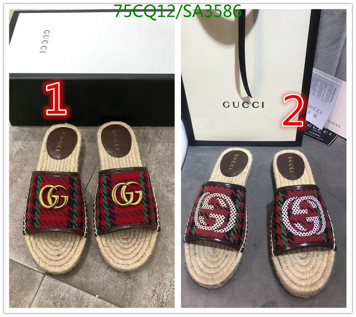 Women Shoes-Gucci, Code: SA3586,$: 75USD
