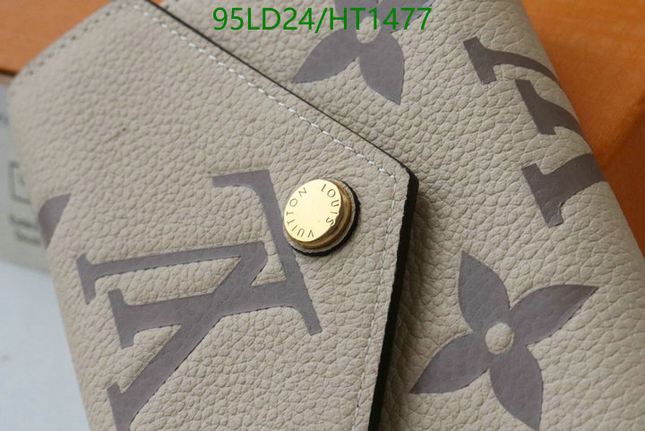 LV Bags-(Mirror)-Wallet-,Code: HT1477,$: 95USD