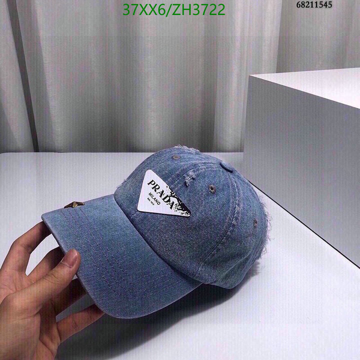 Cap -(Hat)-Prada, Code: ZH3722,$: 37USD