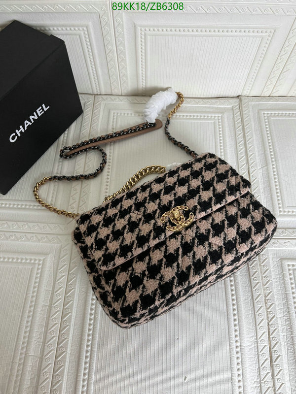 Chanel Bags ( 4A )-Diagonal-,Code: ZB6308,$: 89USD